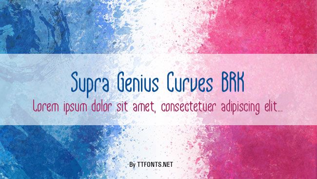 Supra Genius Curves BRK example